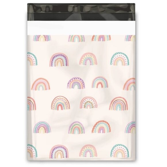 💕10x13 Happy Rainbows Poly Mailers! - Picture 3 of 7